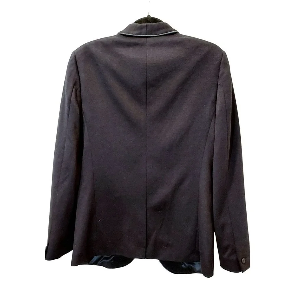 ASOS Mens Blazer Jacket 38R Regular Fit‎ Skinny Trim Black Casual Office New